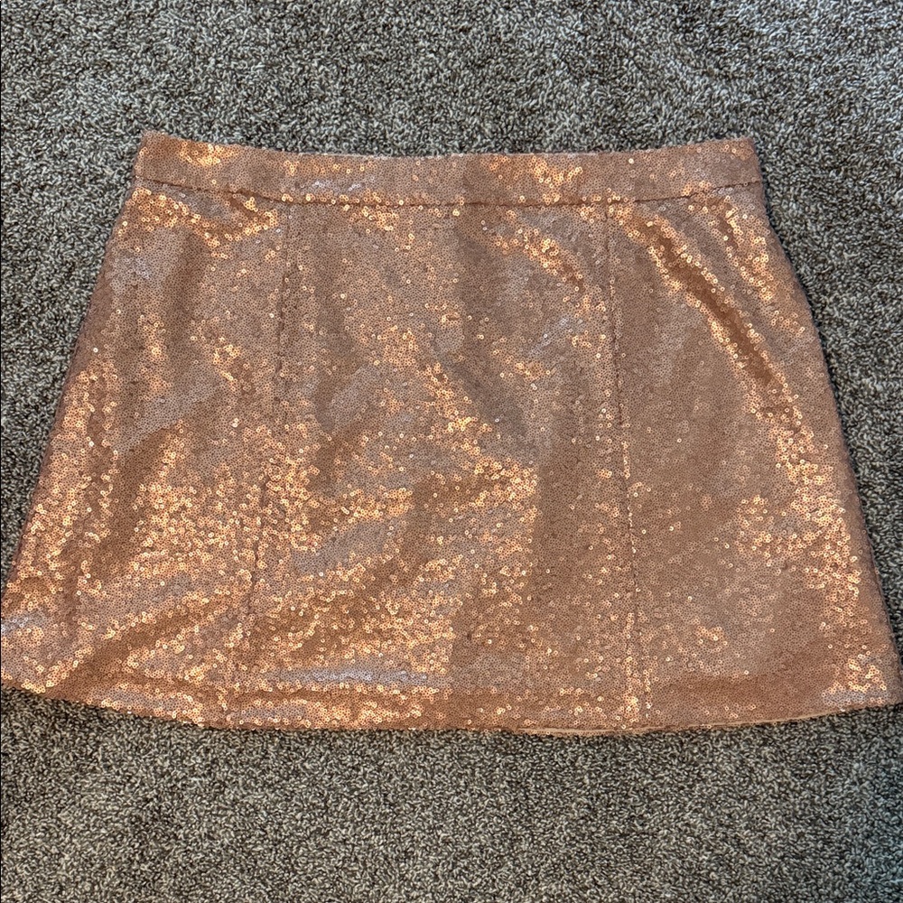 Sparkling gold Mini Skirt